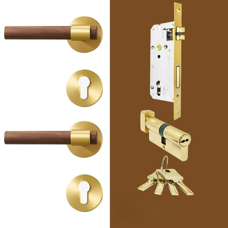 Poignée De Porte Intérieure En Laiton | Fonctionnalité & Design Moderne