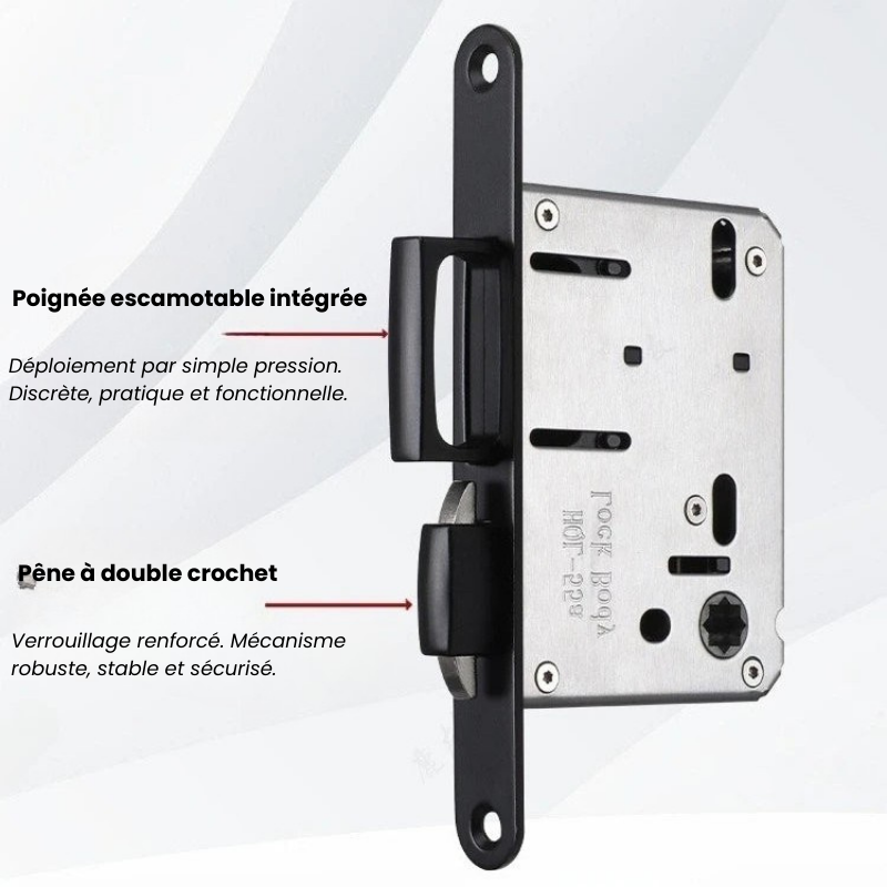 Poignée De Porte Coulissante Invisible | Finition Électroplaquée