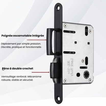 Poignée De Porte Coulissante Invisible | Finition Électroplaquée