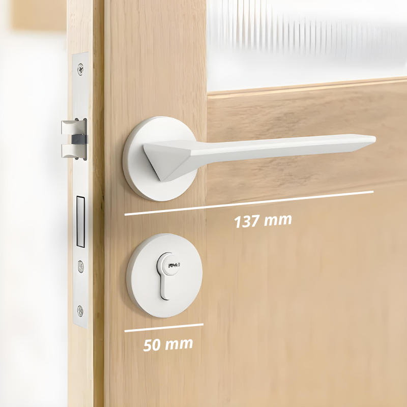 Poignée de Porte avec serrure silencieuse | Nova Minimal