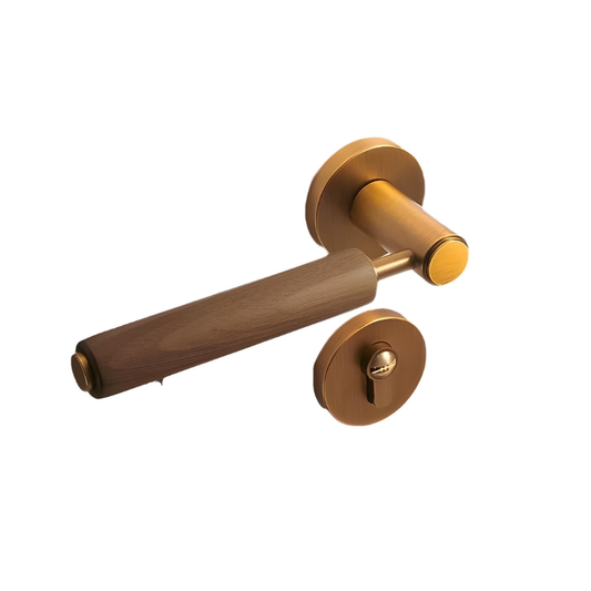 Poignée de Porte en Bois & Métal | Inspiration Naturelle