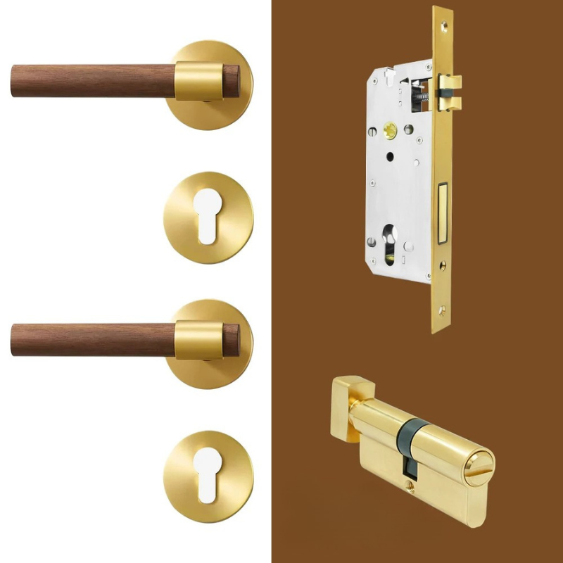 Poignée De Porte Intérieure En Laiton | Fonctionnalité & Design Moderne