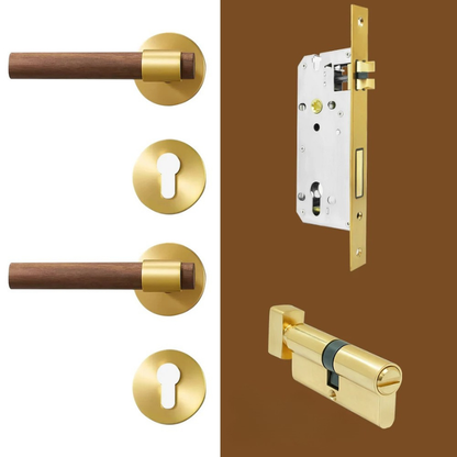 Poignée De Porte Intérieure En Laiton | Fonctionnalité & Design Moderne