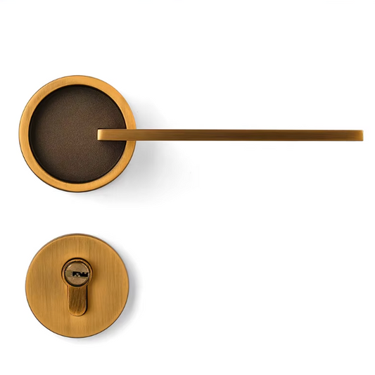 Poignée de Porte Moderne avec Serrure Réversible