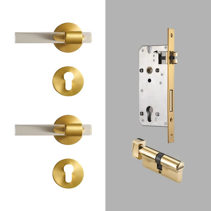 Poignée de Porte en Laiton & Acrylique | Elys Design