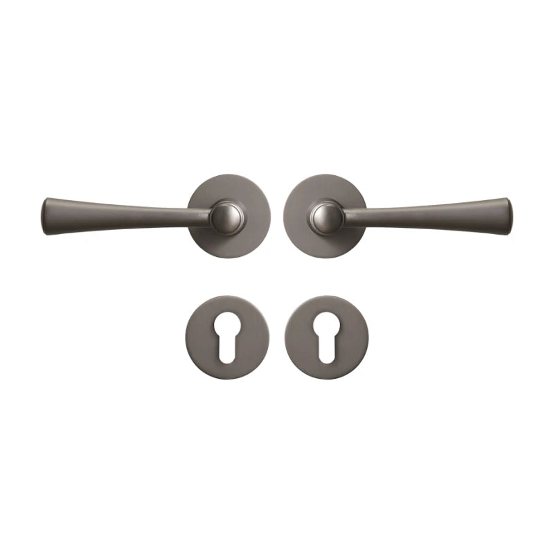 Poignée de Porte Intérieure | Luxe Moderne en Laiton Laqué