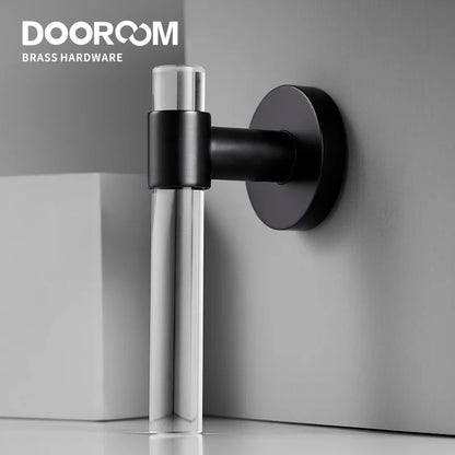 Poignée de Porte en Laiton & Acrylique | Elys Design