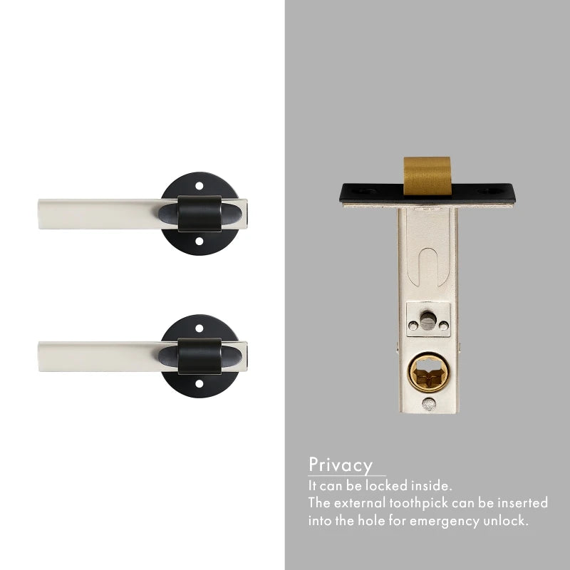 Poignée de Porte en Laiton & Acrylique | Elys Design