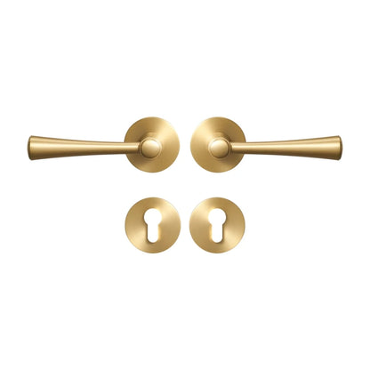 Poignée de Porte Intérieure | Luxe Moderne en Laiton Laqué