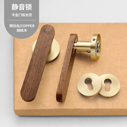 Poignée de Porte en Bois | Style Chinois