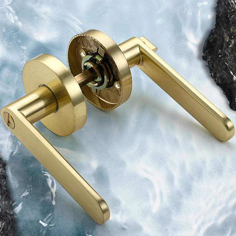 Poignée de Porte avec Serrure | Alliage de Zinc Haute Qualité