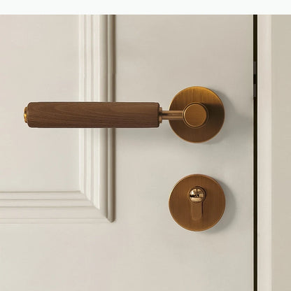 Poignée de Porte en Bois & Métal | Inspiration Naturelle