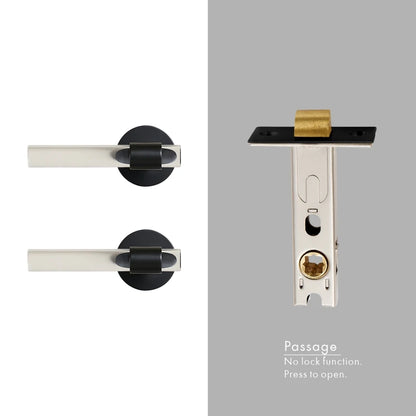 Poignée de Porte en Laiton & Acrylique | Elys Design