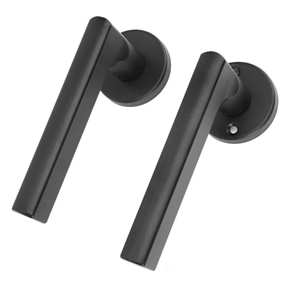 Poignée De Porte Intérieure Avec Clé | Noir Mat Design