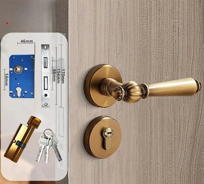 Poignée de Porte Ancienne Intérieure | Style Américain Classique