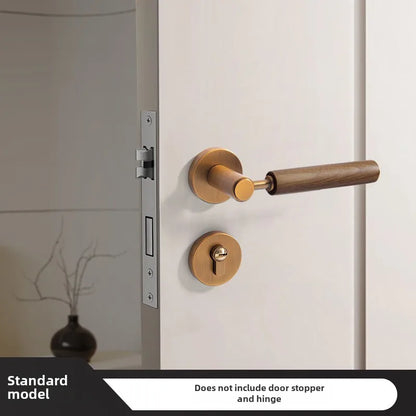 Poignée de Porte en Bois & Métal | Inspiration Naturelle