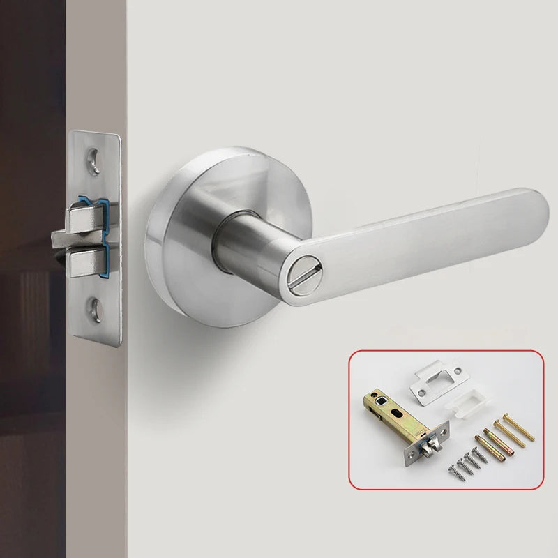 Poignée de Porte avec Serrure | Alliage de Zinc Haute Qualité