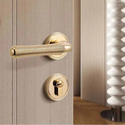 Poignée de Porte Intérieure Dorée en Alliage de Zinc | Style  Élégant
