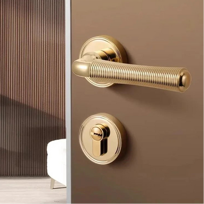 Poignée de Porte Intérieure Dorée en Alliage de Zinc | Style  Élégant