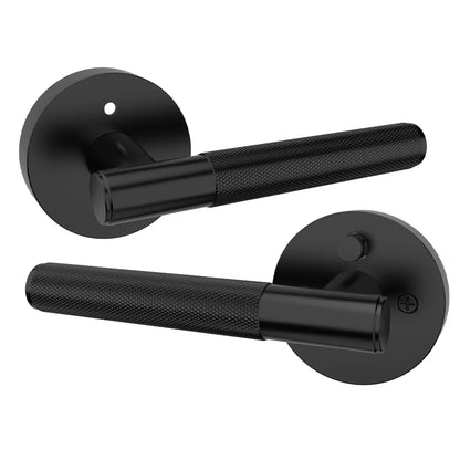 Poignée de porte intérieure texturée | Design moderne & finition mate