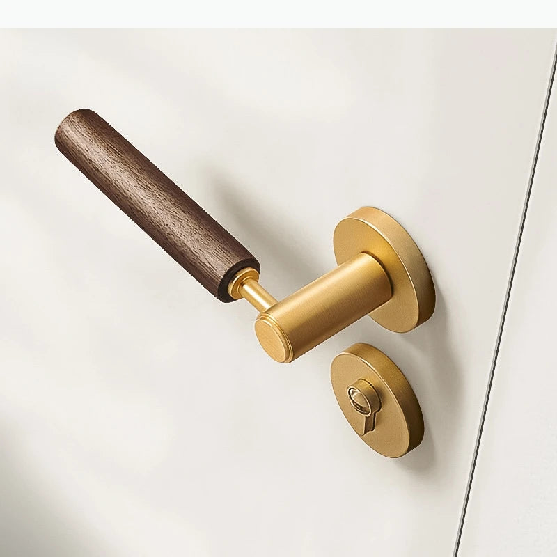 Poignée de Porte en Bois & Métal | Inspiration Naturelle