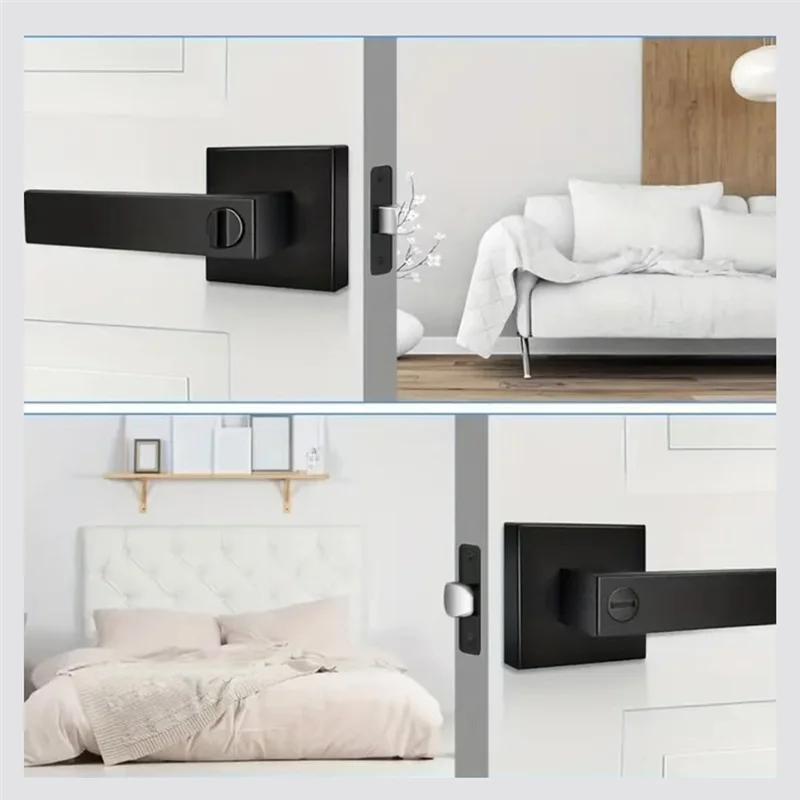 Poignée de Porte Intérieure | Noire Mate