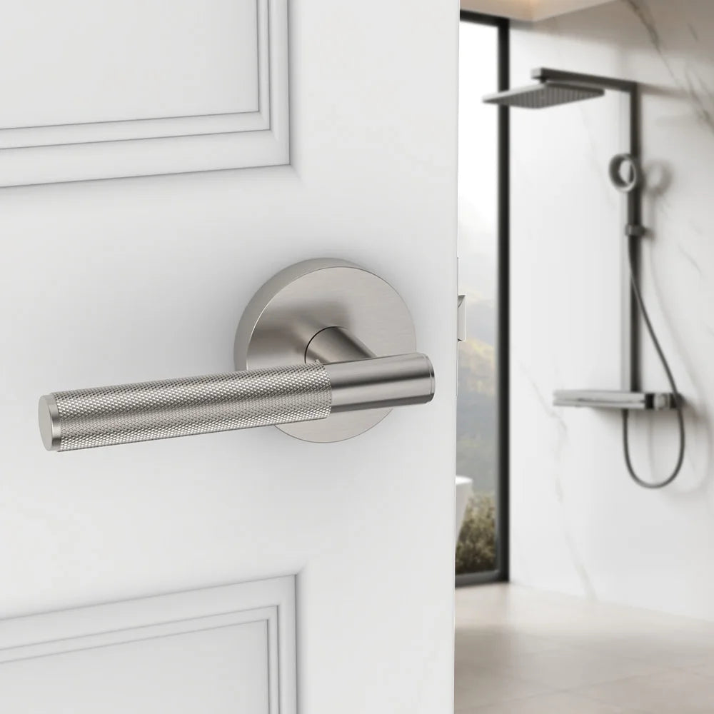 Poignée de porte intérieure texturée | Design moderne & finition mate