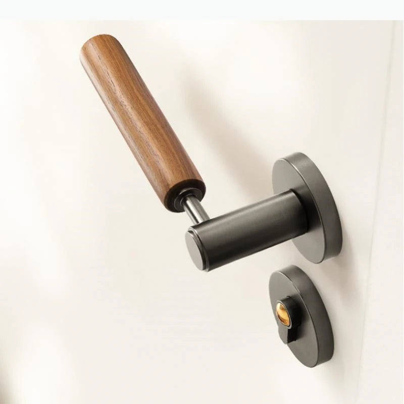 Poignée de Porte en Bois & Métal | Inspiration Naturelle