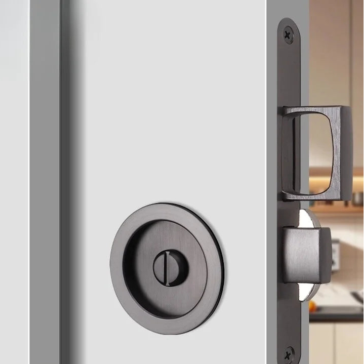 Poignée De Porte Coulissante Invisible | Finition Électroplaquée