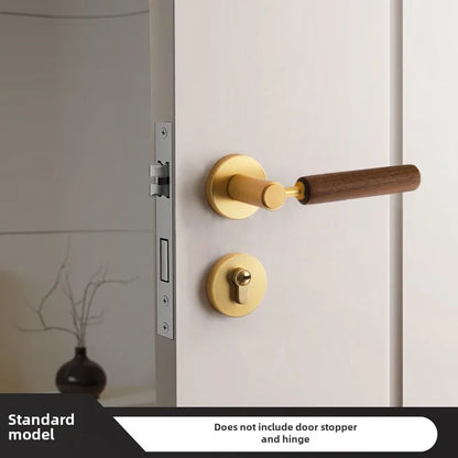 Poignée de Porte en Bois & Métal | Inspiration Naturelle