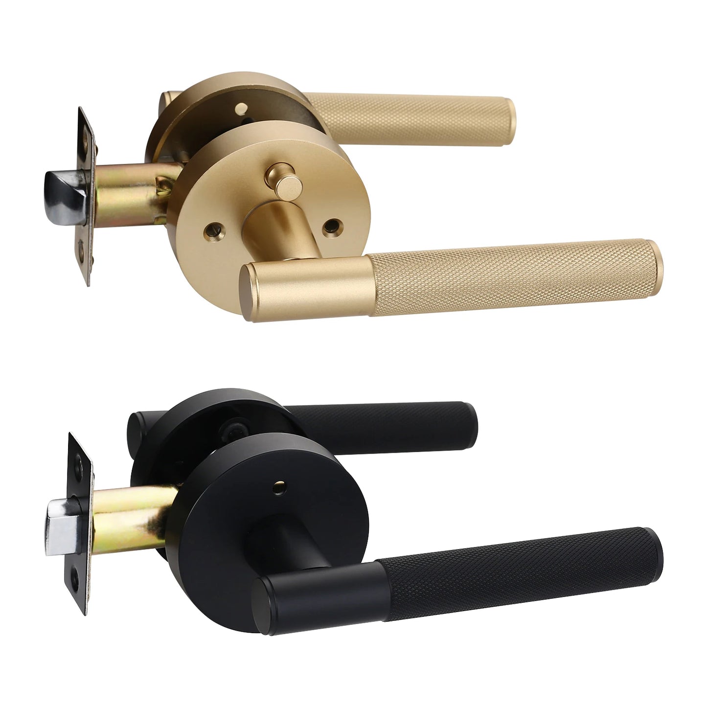 Poignée de porte intérieure texturée | Design moderne & finition mate