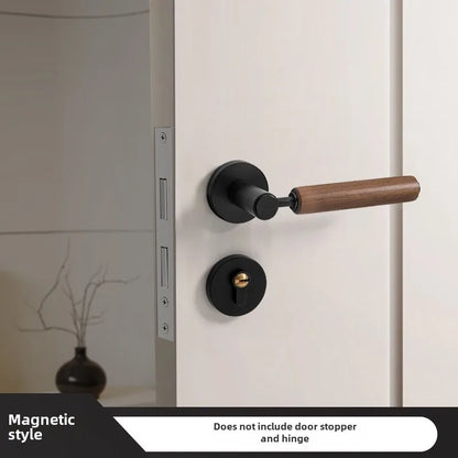 Poignée de Porte en Bois & Métal | Inspiration Naturelle