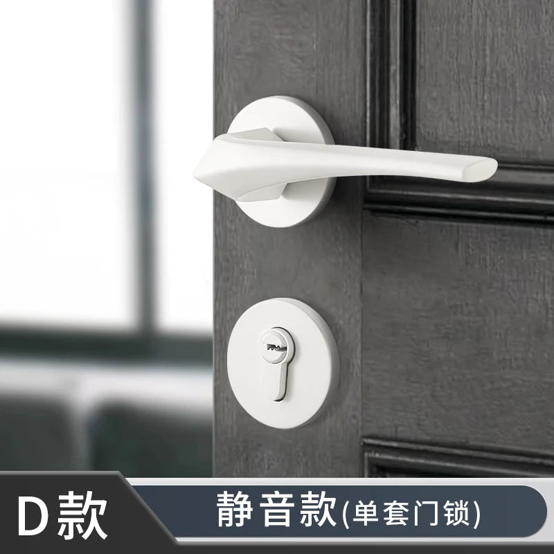 Poignée de Porte avec serrure silencieuse | Aura Design