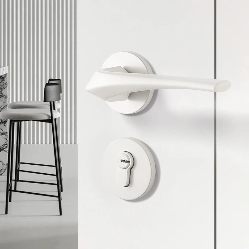 Poignée de Porte avec serrure silencieuse | Aura Design