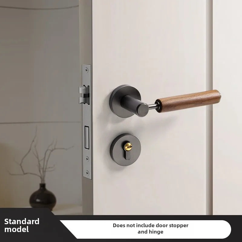 Poignée de Porte en Bois & Métal | Inspiration Naturelle